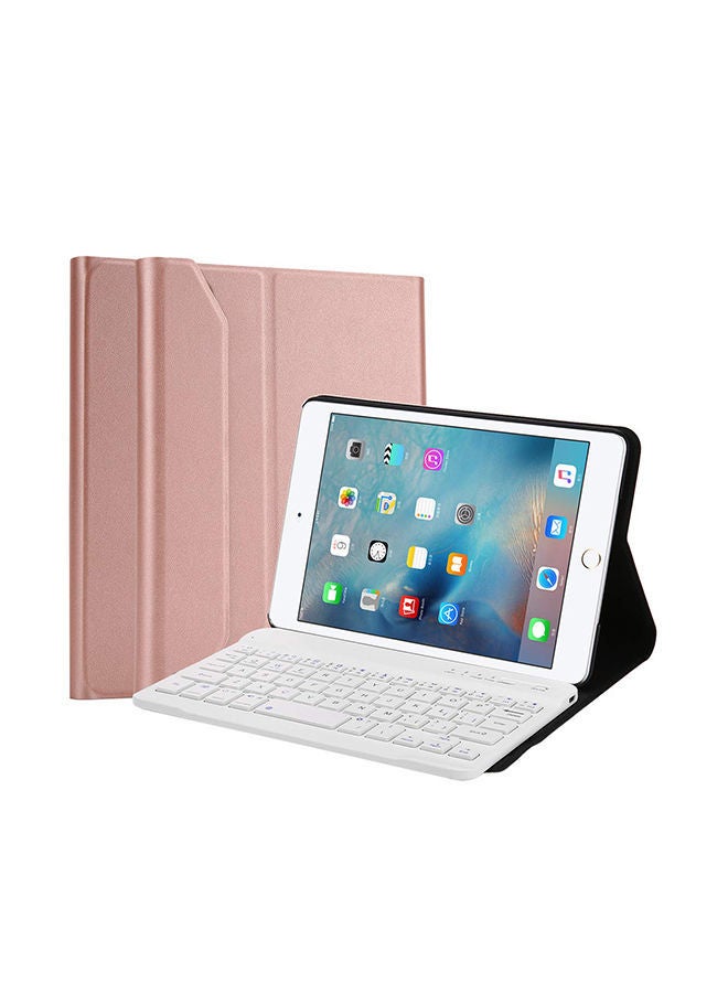 NIBEMINENT Keyboard Case For Apple iPad Mini 4 Pink - Image 1