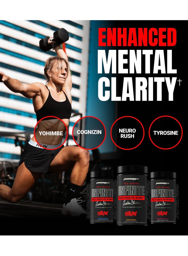 ProSupps PS Infinite Pre-Workout 40 serving Pineapple Punch - Image 4