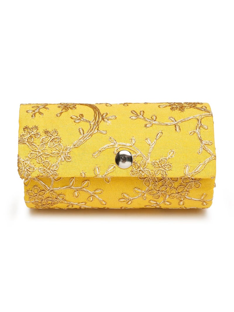 YouBella Jewellery Organisers Gifts Portable Home Jwell Bangle organizer Storage Box Case for Girls and Women (Yellow) - Image 3