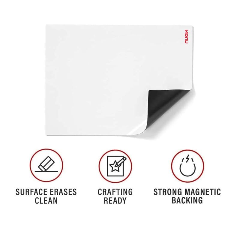 NUOVI A4 Magnetic White Board | Reusable, Dry Erase, Foldable Design Whiteboard | Ideal for Day Planner, Menu Planner & Organizer - Image 3