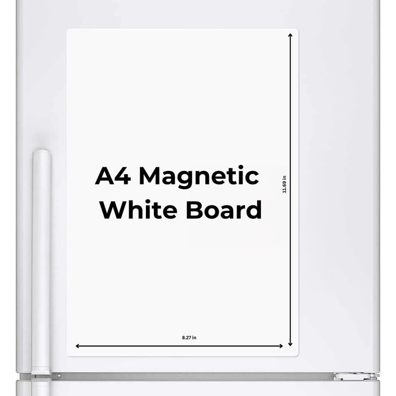 NUOVI A4 Magnetic White Board | Reusable, Dry Erase, Foldable Design Whiteboard | Ideal for Day Planner, Menu Planner & Organizer - Image 2