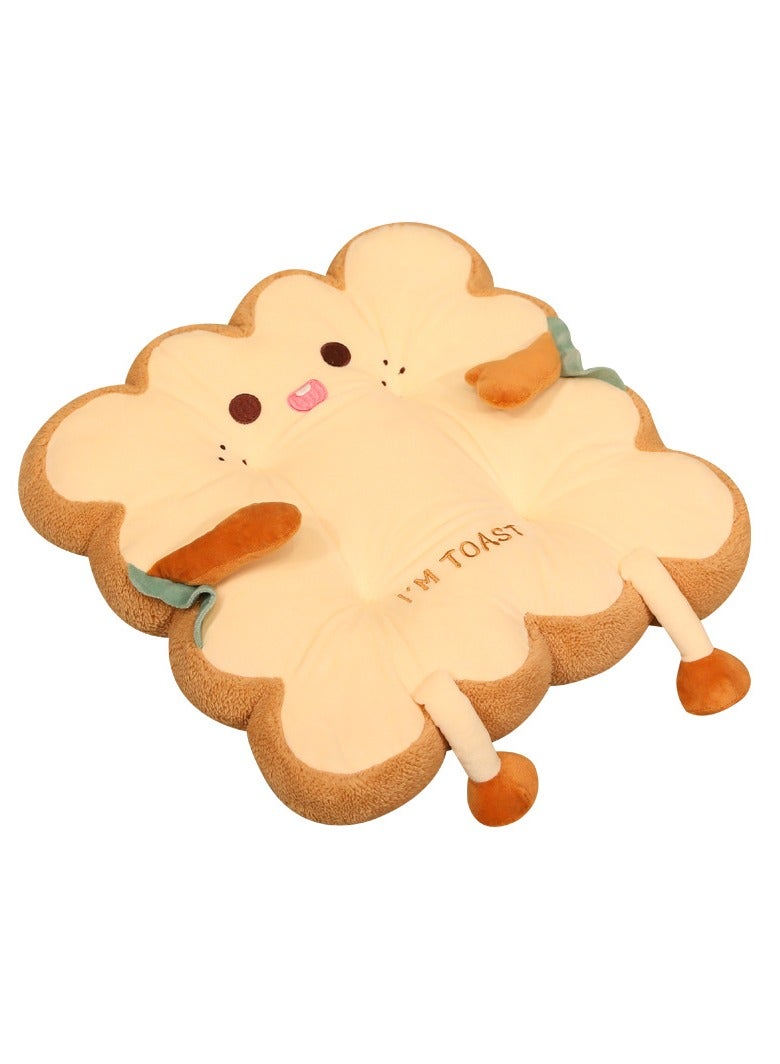 عام وسادة مقعد بشكل خبز محمص، سميكة للاستخدام في المكتب، مناسبة للجلوس لفترات طويلة، للطلاب، في الفصول الدراسية، تصميم لطيف، وسادة مؤخرة لجميع الفصول للسيارات والمقاعد - Image 1