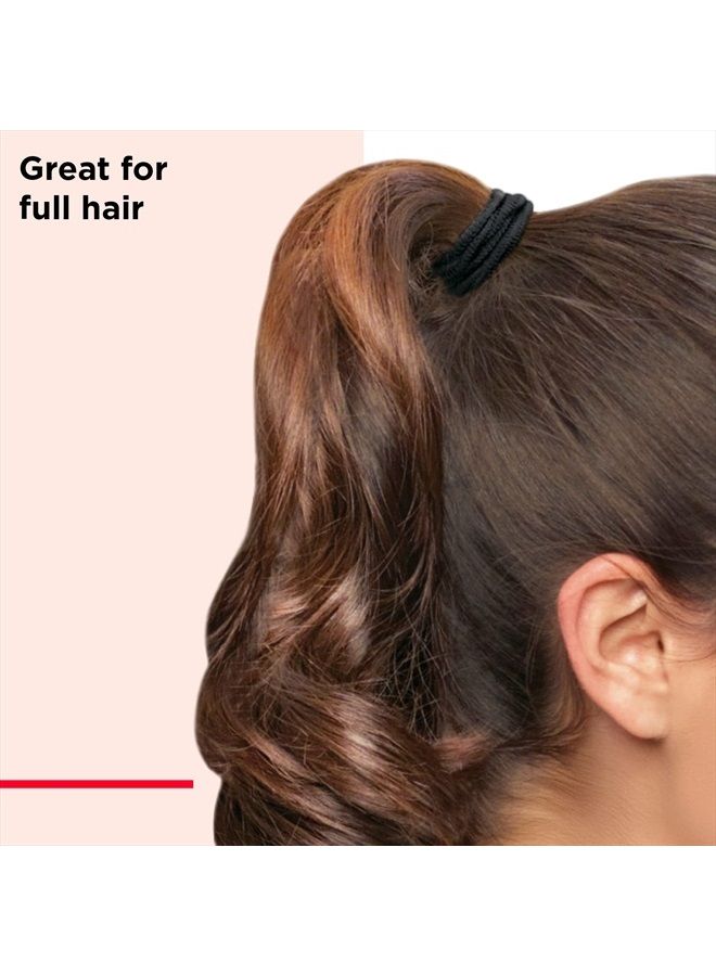 Revlon Extra Long Black Hair Elastics, 16 Count - Image 2