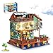 HSANHE Harbour Restaurant House Mini Bricks Building Kit Ideas Creative Architecture Building Toys Birthday Gift for Adult Boys Girls 2096 Pieces Not Compatible with Lego Set - Image 4
