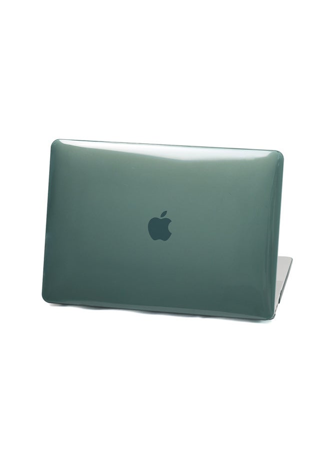 Protective Case For Macbook Pro 14 Inch Computer Shell For Air 13 Pro 16 Digital Computer Accessories-Color:Crystal Night Green-Applicable Model:Flat 13.6air (a2681/a3113/a3240)