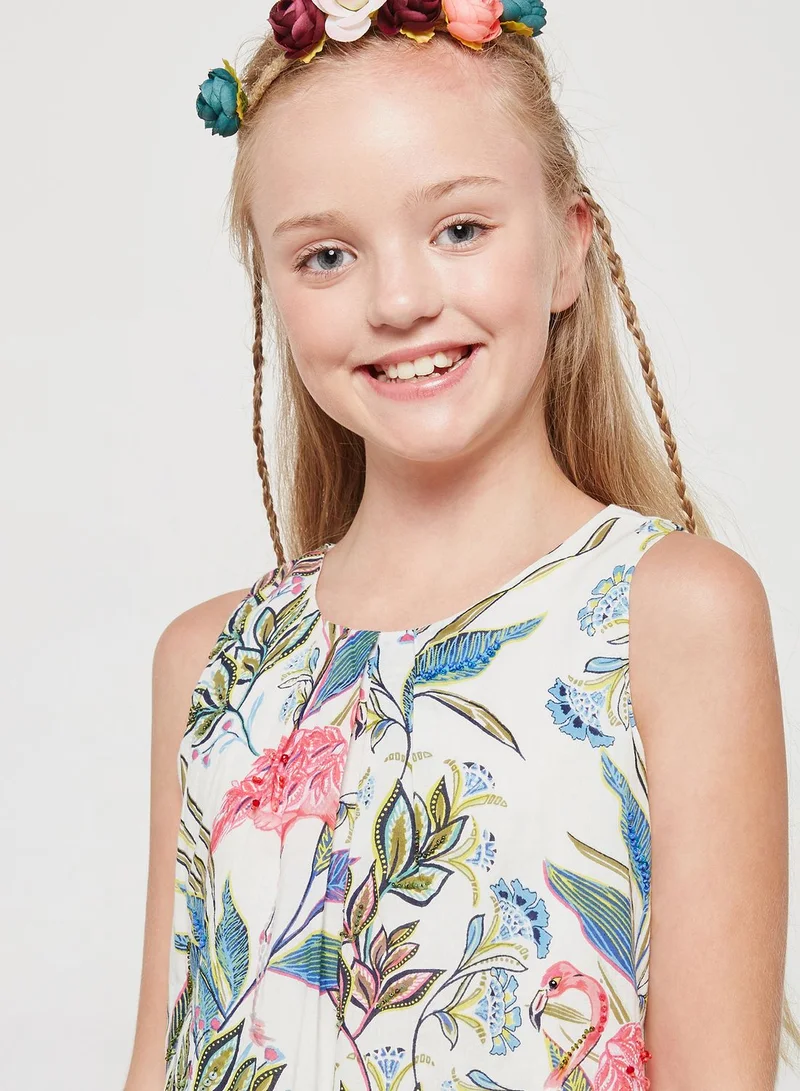 Derhy Teen Aloha Floral Print Dress