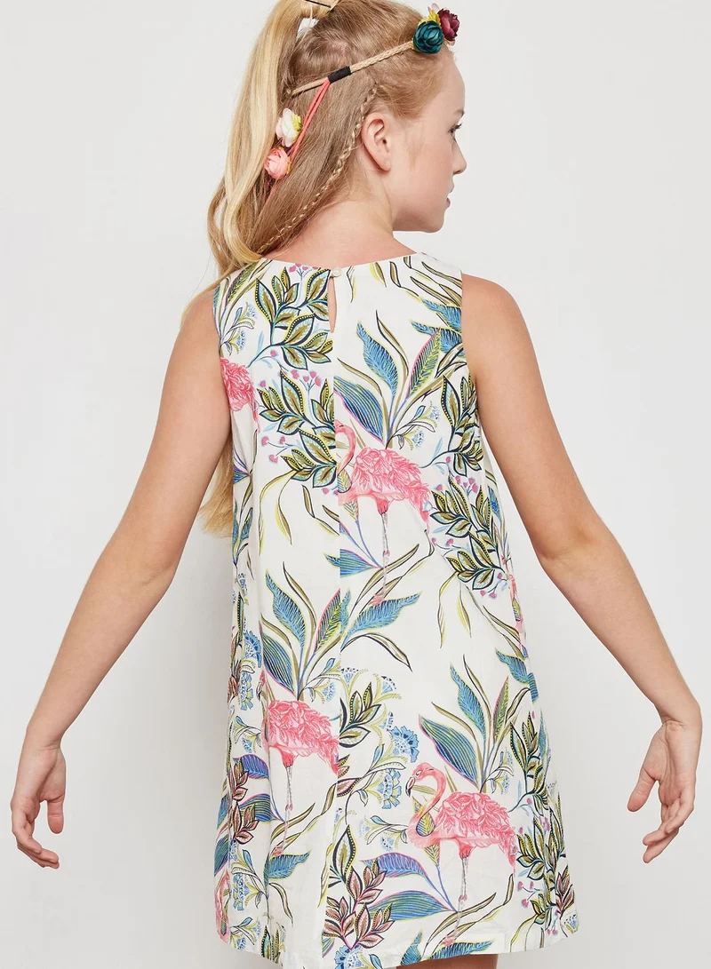 Derhy Teen Aloha Floral Print Dress