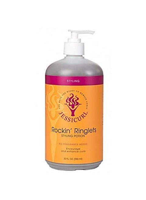 Rockin' Ringlets Styling Potion No Fragrance Added 32 Fl Oz. Curl Enhancer With Flaxseed Extract Curl Defining Styler For Curly Hair And Frizz Control