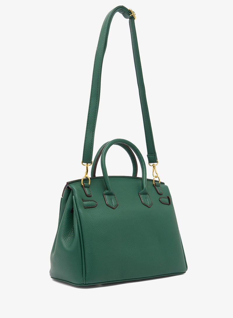 ELLA Large Color Block Satchel Bag for Women Everyday Use Stylish Travel Handbag Shoulder Tote - Image 2