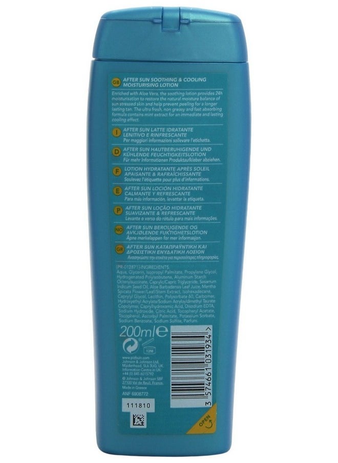 Piz Buin - After Sun Soothing And Cooling Moisturizing Lotion For Unisex 6.8 Ounce - Image 1