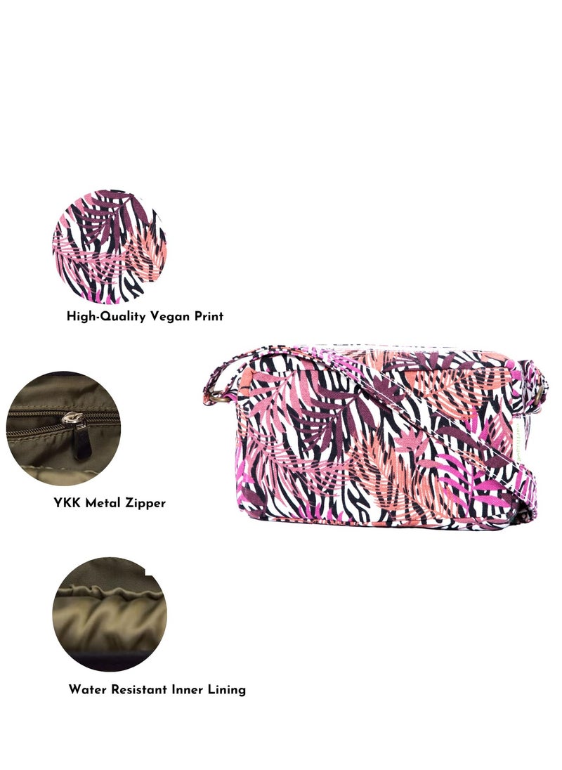 Earthsafe Earthsave Cotton Premium Sling Bag Canvas Sling Bag for Women with Adjustable Strap  - Image 5