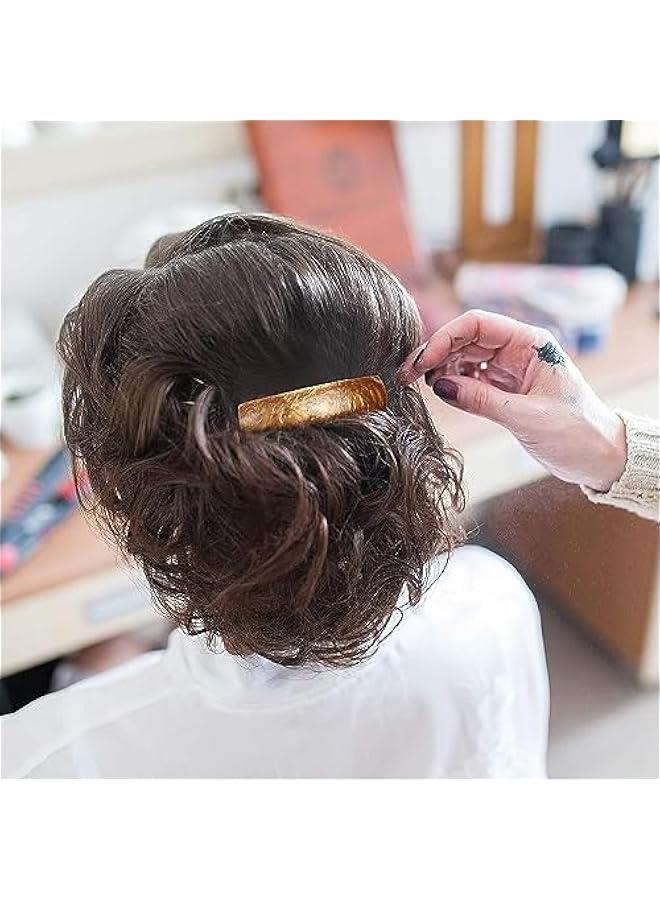 FYLX 6 Barrettes for Women Hair Cli Hair Accessories Large French Hair Pin Retro Hair Clasp 6 Colors Group 1) - Image 5