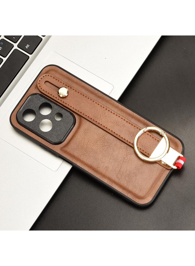 S-TOP Case For Honor 200 Lite Global Wristband Leather Back Phone Case - Image 2