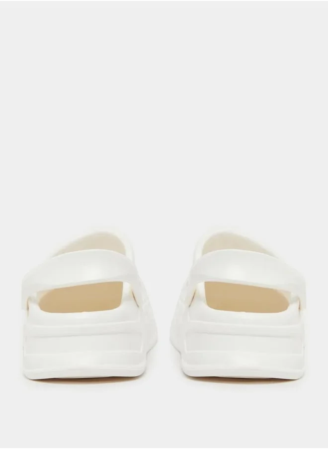 Styli Embellished Clogs with Backstrap
