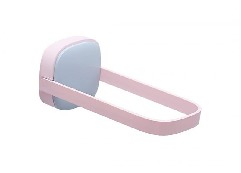 NVF Bathroom Wall-Mounted Clothing Holder Storage Towel Napkin Hanger Long Rod Shape centralized Storage, Outer Hook guardrail Against Falling ( Sat of 1 - Image 1