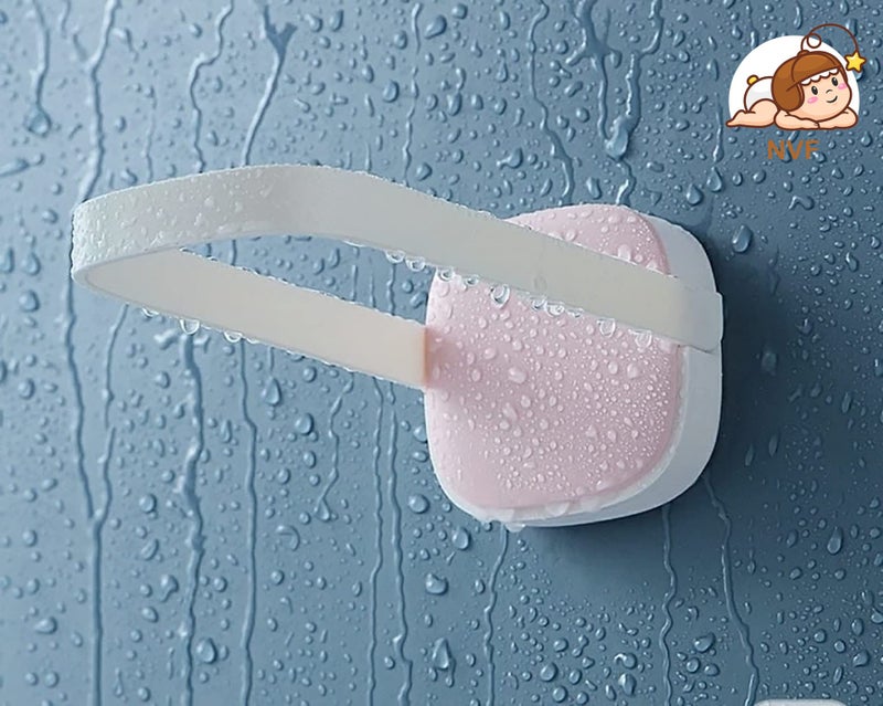 NVF Bathroom Wall-Mounted Clothing Holder Storage Towel Napkin Hanger Long Rod Shape centralized Storage, Outer Hook guardrail Against Falling ( Sat of 1 - Image 3