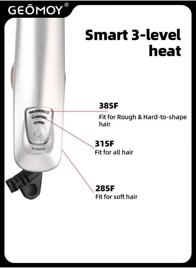 جيموي حصيرة مقاومة للحرارة لأدوات تصفيف الشعر: كبيرة 11 × 7.5 بوصة ، رمادي - مثالي لمكواة التجعيد ومكواة الشعر المسطحة - Image 3