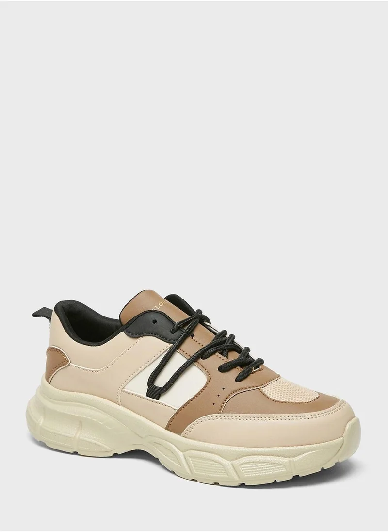 shoexpress Lace Up Low Top Sneakers