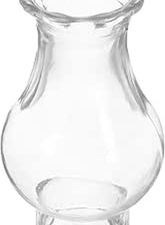 Thickened Transparent Glass Oil Lamp Cover with Lotus Mouth Chimney Shade Replacement for Kerosene Lamps - Image 1