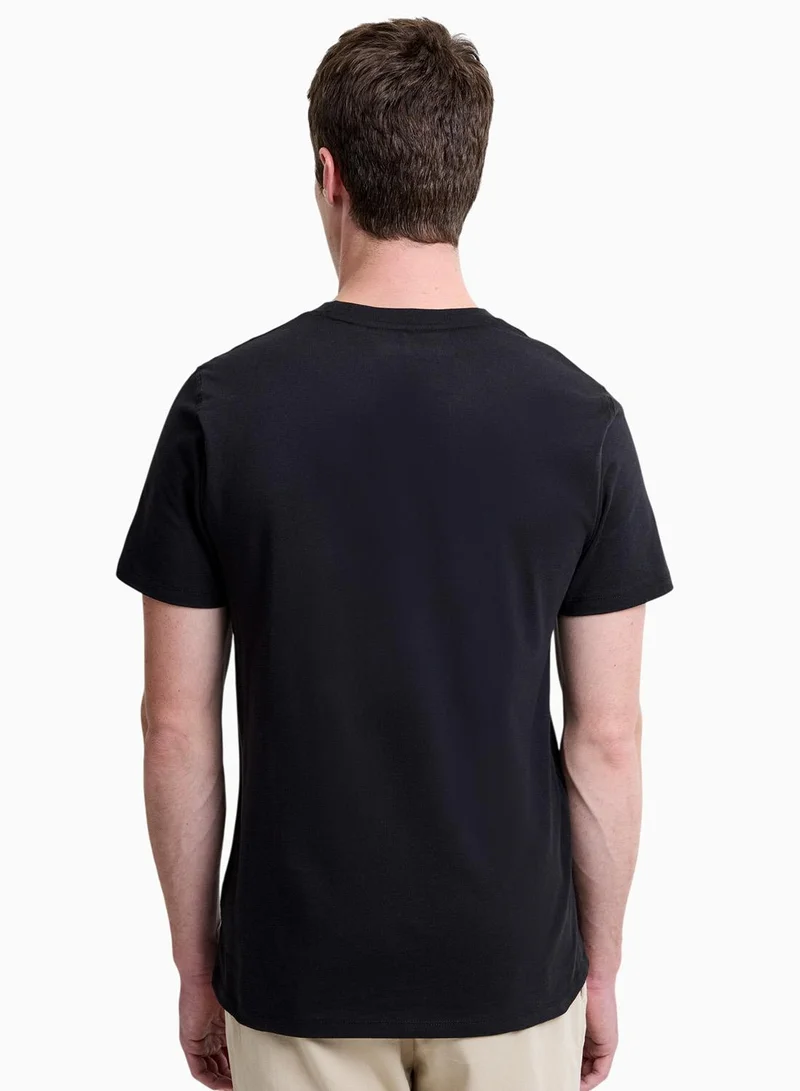 فرنش كونكشن Short Sleeve Organic Bike Print T-Shirt