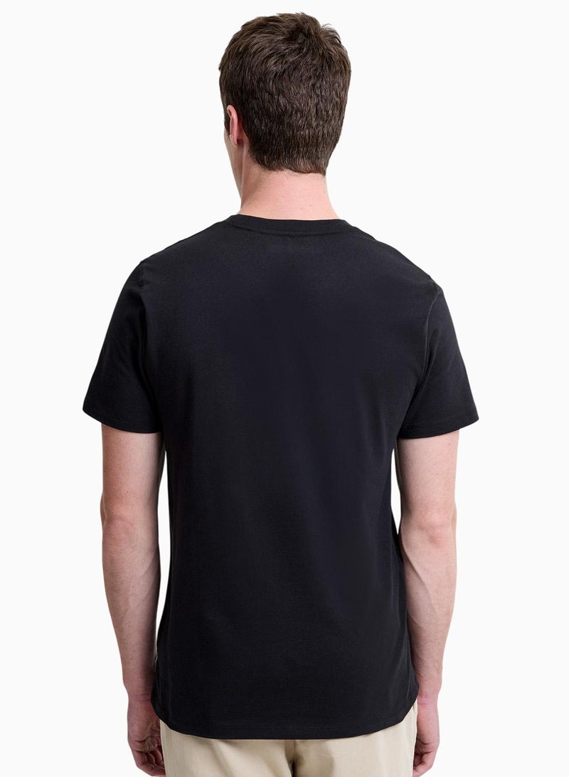 French Connection Short Sleeve Organic Bike Print T-Shirt - Image 2