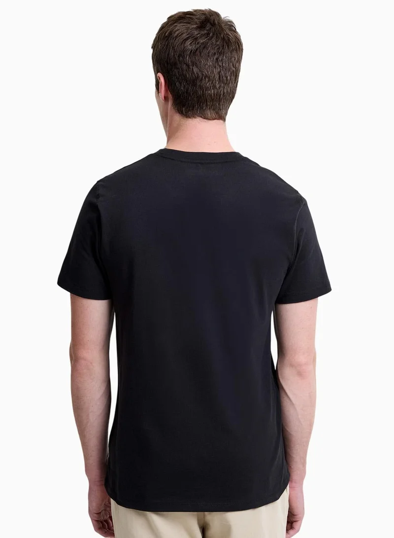 French Connection Short Sleeve Organic Bike Print T-Shirt