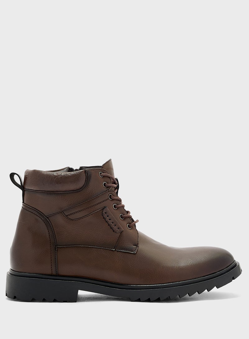 Robert Wood Casual Biker Boots  - Image 1