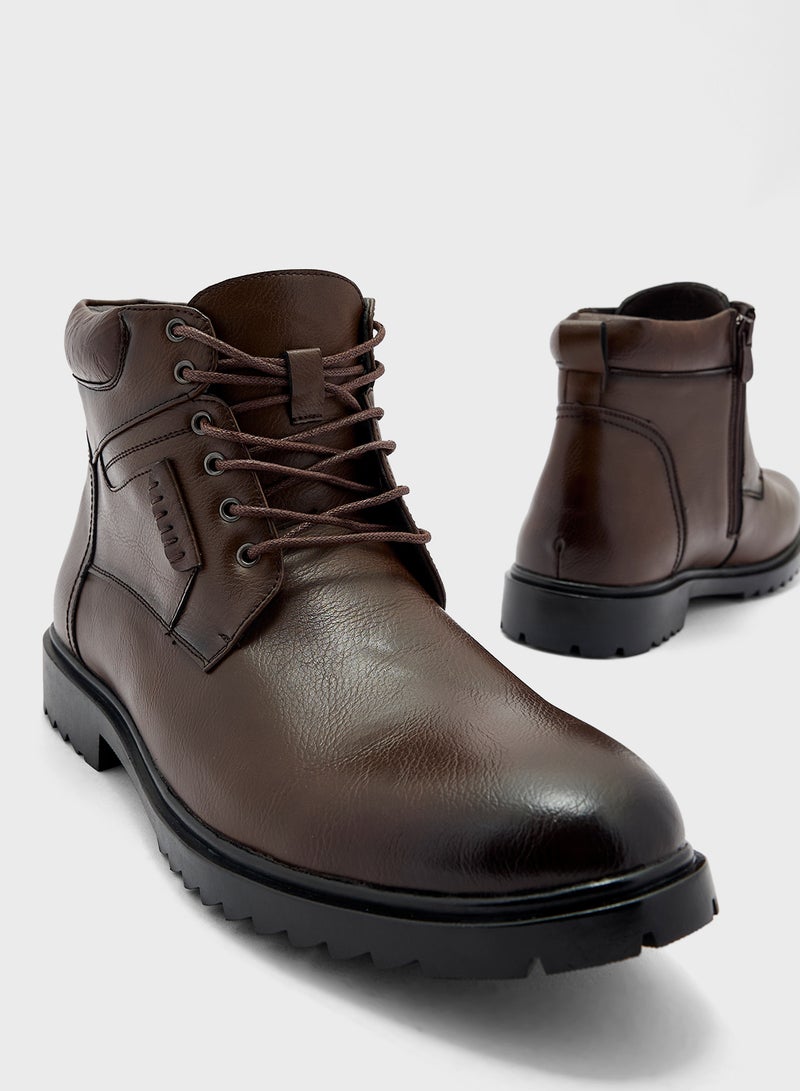 Robert Wood Casual Biker Boots  - Image 4