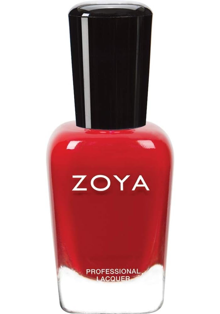 Zoya Nail Polish Carmen - 15ml Glossy Red Lacquer - Image 1