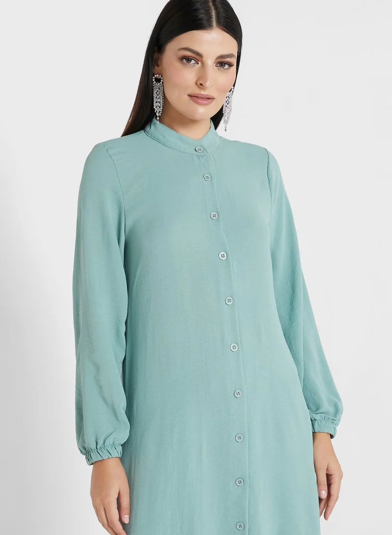 Khizana Solid Wide Legged Pants Set