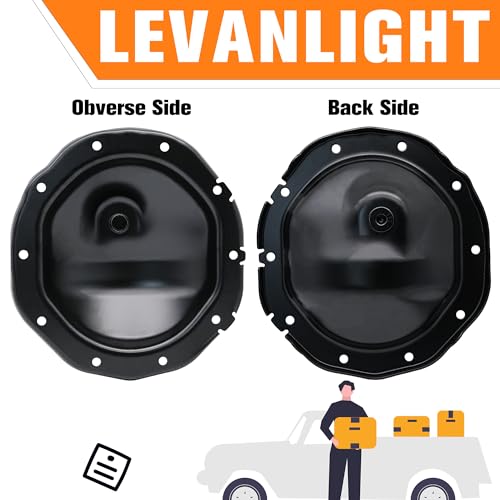 LEVANLIGHT Rear Differential Cover with Gasket and Magnet Compatible for Chevy Silverado Tahoe Suburban Express Blazer S10 GMC Savana Sierra Yukon Sonoma Jimmy Cadillac Escalade, Repalces# 697-706, 15290822 - Image 5