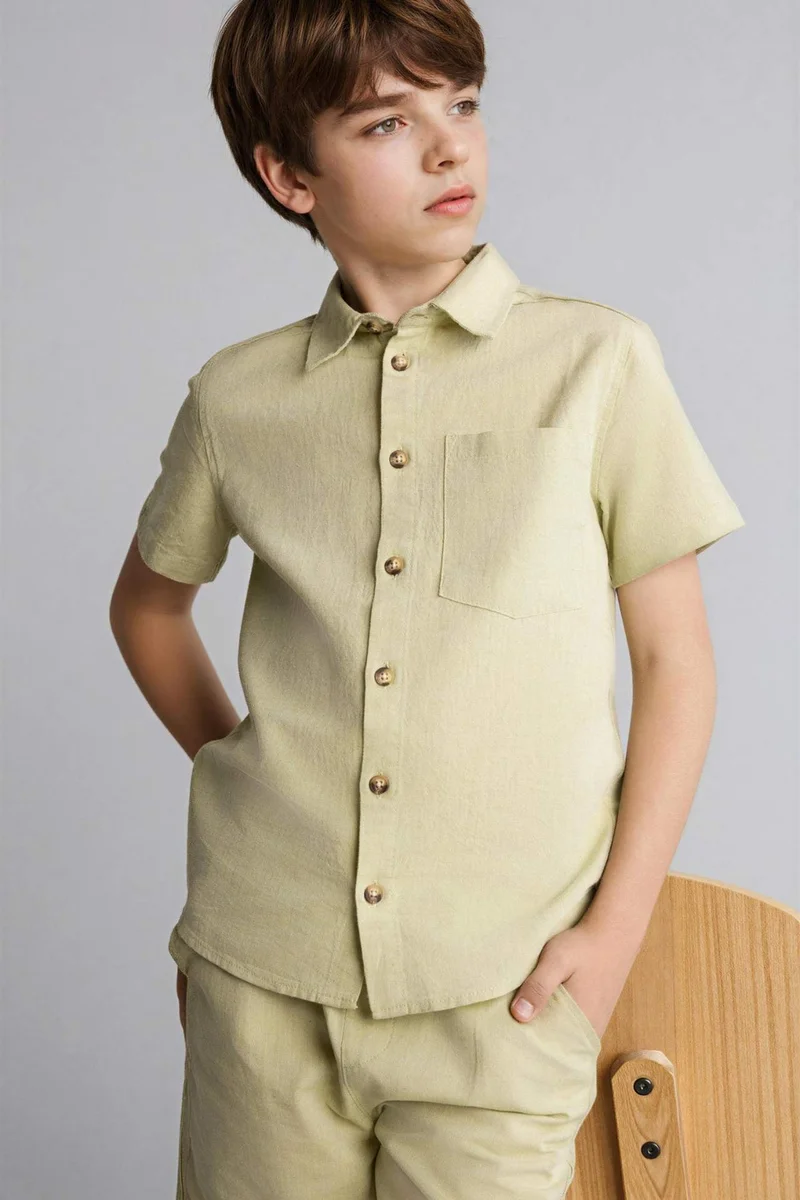ديفاكتو Boy Oversize Fit Short Sleeve Shirt