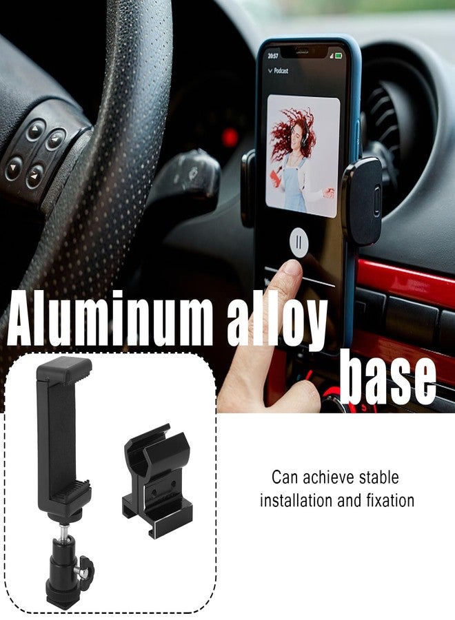 lvifloae Universal Phone Mount for Traxxas TX TQi Adjustable Stable Transmitter Phone Mount Metal Holder Base Bracket Traxxas Controller for Phones Over 5.5 Inch (Black) - Image 4