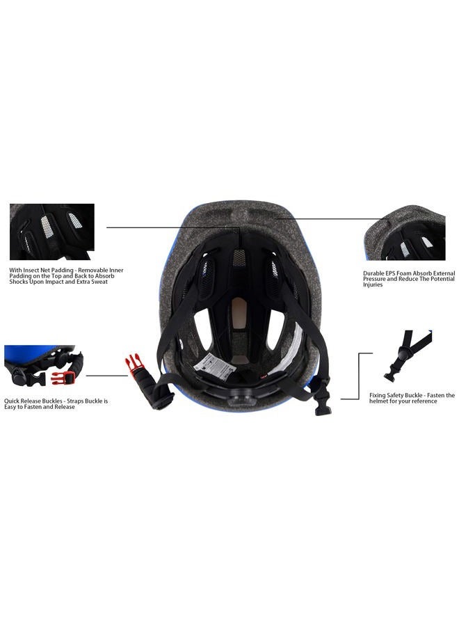 TLAMEE Kids Bike Helmet for Ages 1-8 Years, Adjustable Toddler Boys and Girls Helmets, Lightweight Child Infant Bicycle Cycling Scooter Sports Helmet 48-54cm Black - Image 4