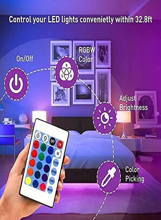 Gesto 5 Meter LED Strip Lights |300 Led RGB Strip Light with Adaptor |Operated with 16 Modes Remote Controller|Multicolor LED Lights for Home Decoration, Bedroom,Diwali Decoration & False Ceiling - Image 2