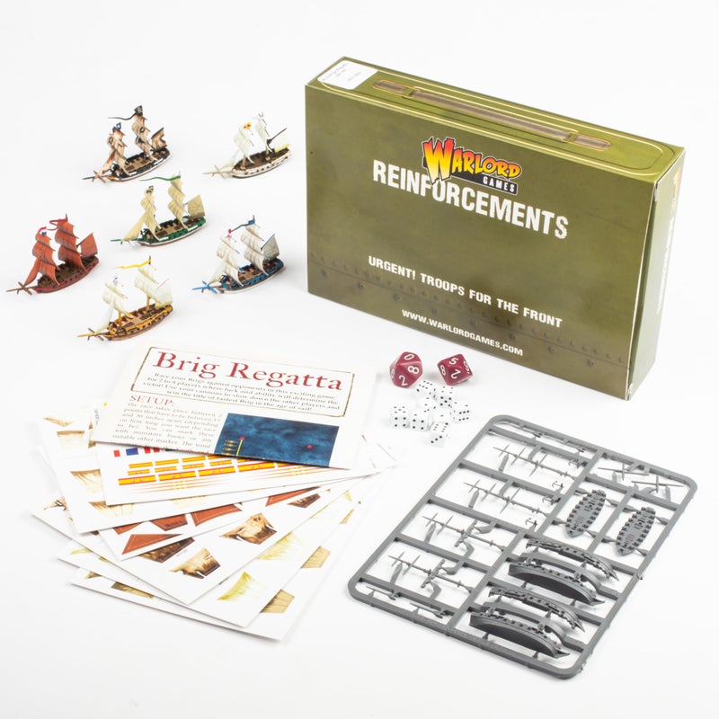 Warlord Games Black Seas Brig Regatta Racing Miniature Game - Image 3