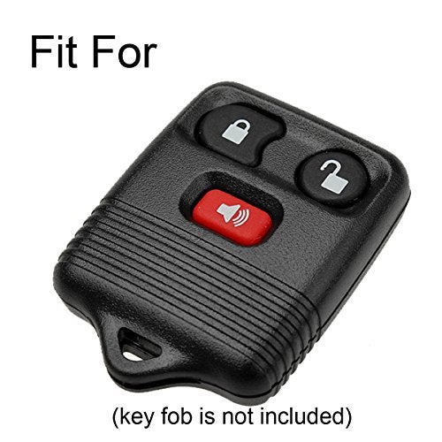 Coolbestda 2Pcs Coolbestda Rubber 3buttons Smart Key Fob Protector Remote Skin Cover Case Keyless Entry Jacket for Ford F150 F250 F350 Explorer Ranger Escape Expedition - Image 2
