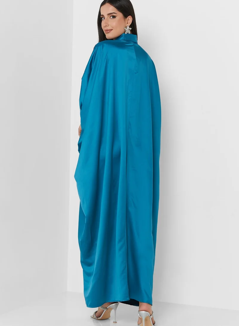 Femi9 Button Down Embellished Kaftan