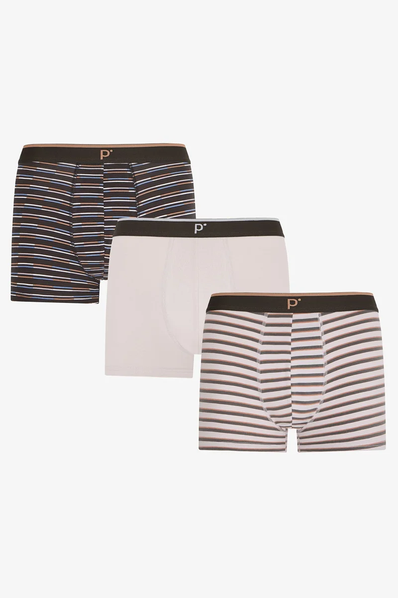 Penti PENTI Men's Tone Striped Boxers