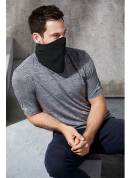 Tchibo Men Fleece Collar Mask, Black  - Image 1