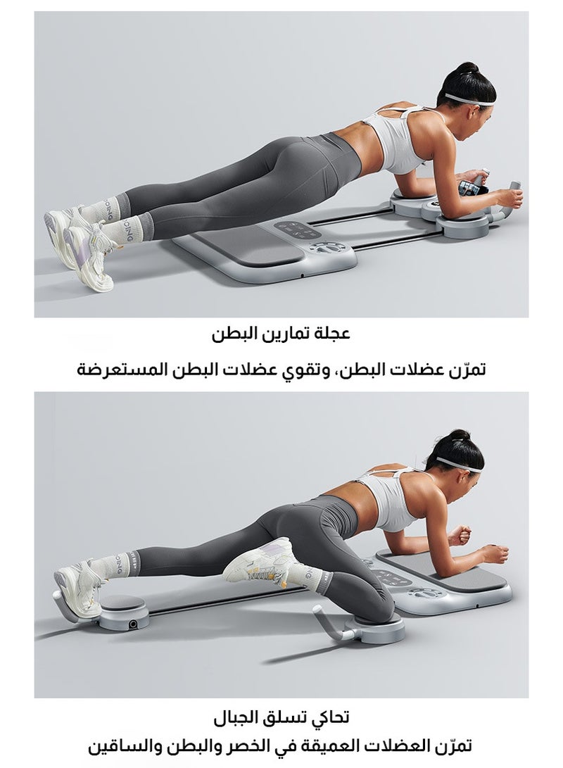 ميجيوسيون لوح اللياقة البدنية متعدد الوظائف 6 في 1 | تمرين منزلي شامل للجسم | لتقوية عضلات البطن والذراعين وحرق الدهون بسرعة - Image 3