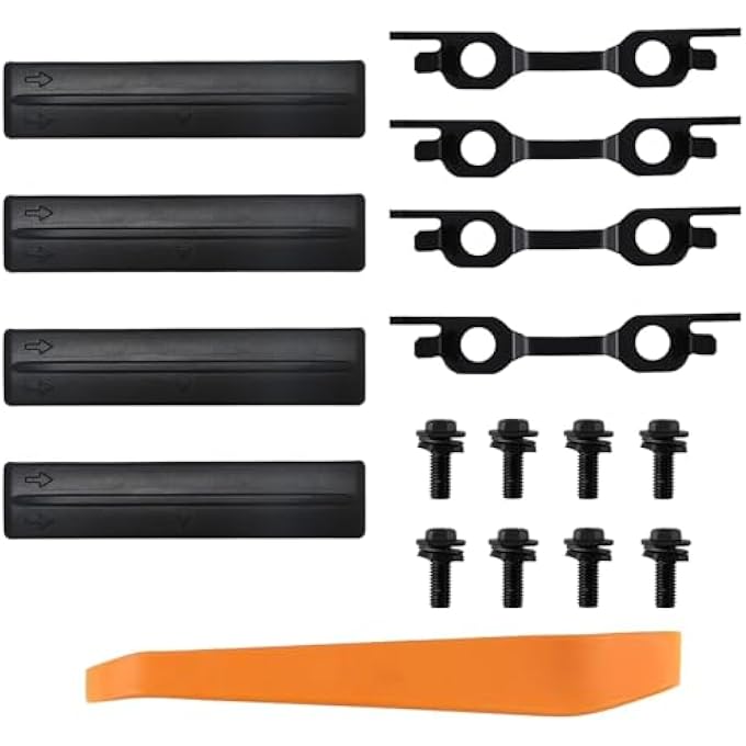 rayihni 4PCS Roof Rack Removal Delete Kit Compatible with Toyota 4Runner 2004-2020 Rav4 2006-2018 Lexus GX460 Lexus GX470 Replace #: 75596-35030 63185-42020 90119-08C47 - Image 1