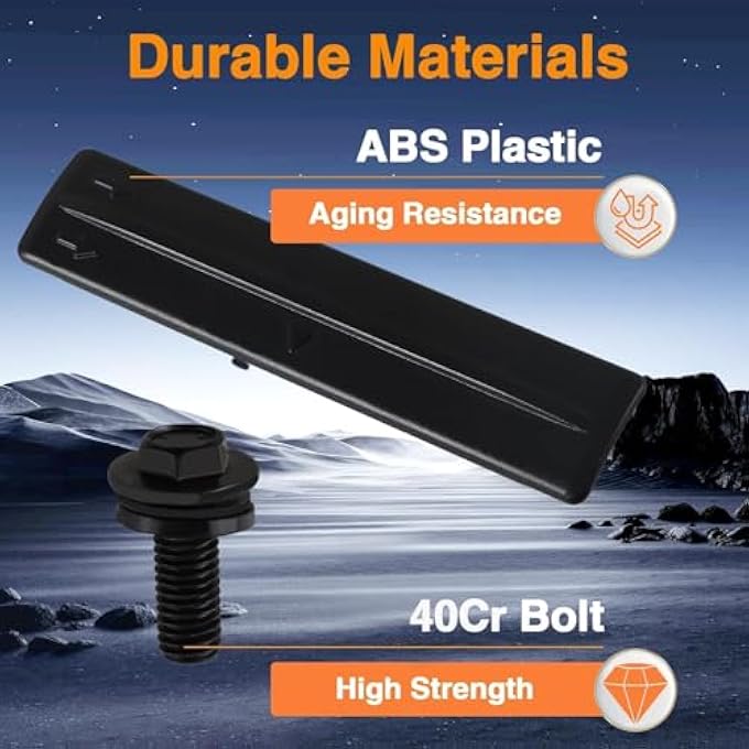 rayihni 4PCS Roof Rack Removal Delete Kit Compatible with Toyota 4Runner 2004-2020 Rav4 2006-2018 Lexus GX460 Lexus GX470 Replace #: 75596-35030 63185-42020 90119-08C47 - Image 3