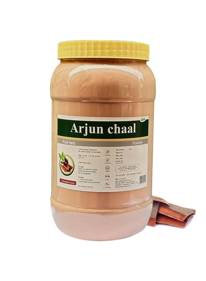 Jain Pure Arjun Ki Chaal Powder 1Kg | Arjun Bark Powder | Terminalia Arjuna Powder for Heart Health - Image 1
