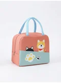 Mobcos Cat Lag Light Pink Lunch Bag