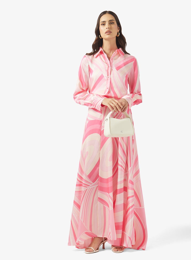 ELLA Print Blouse & Skirt Set - Image 5