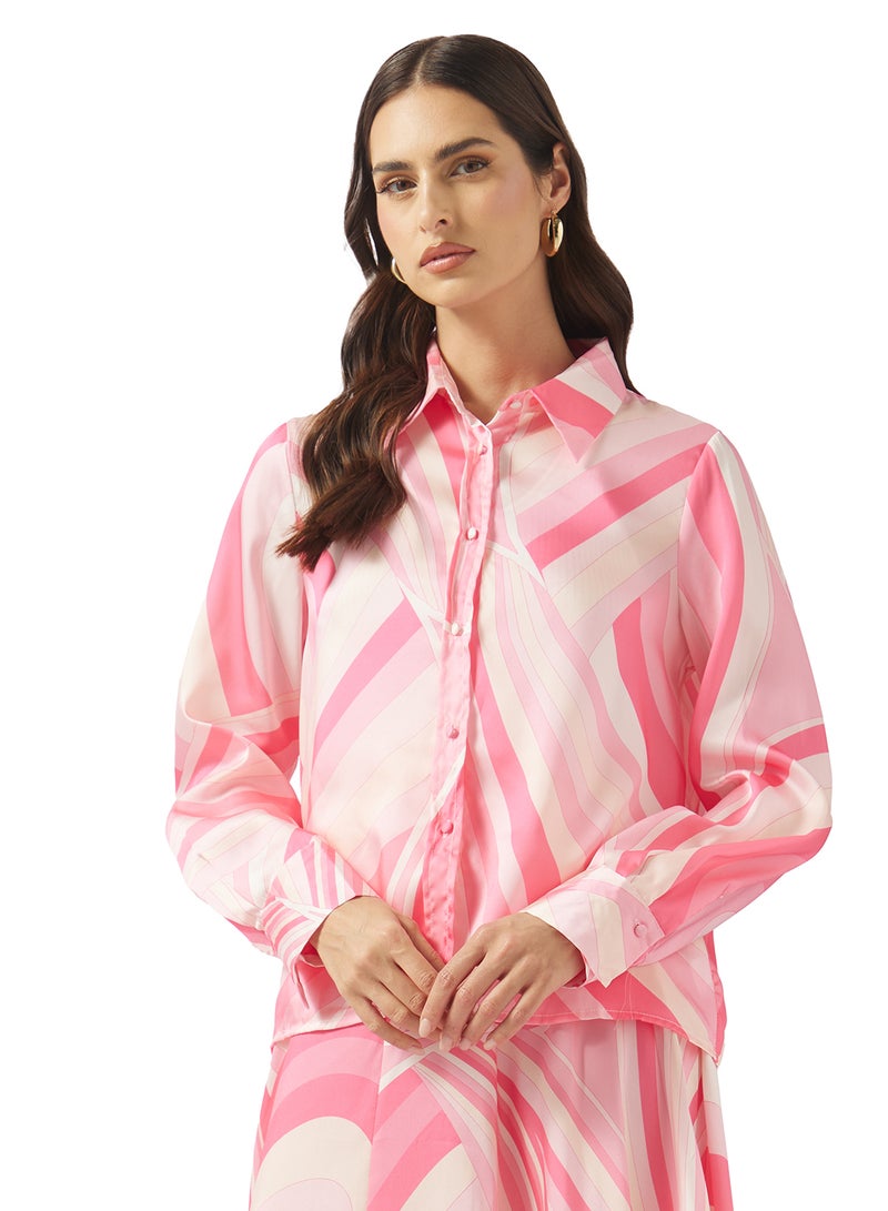 ELLA Print Blouse & Skirt Set - Image 3