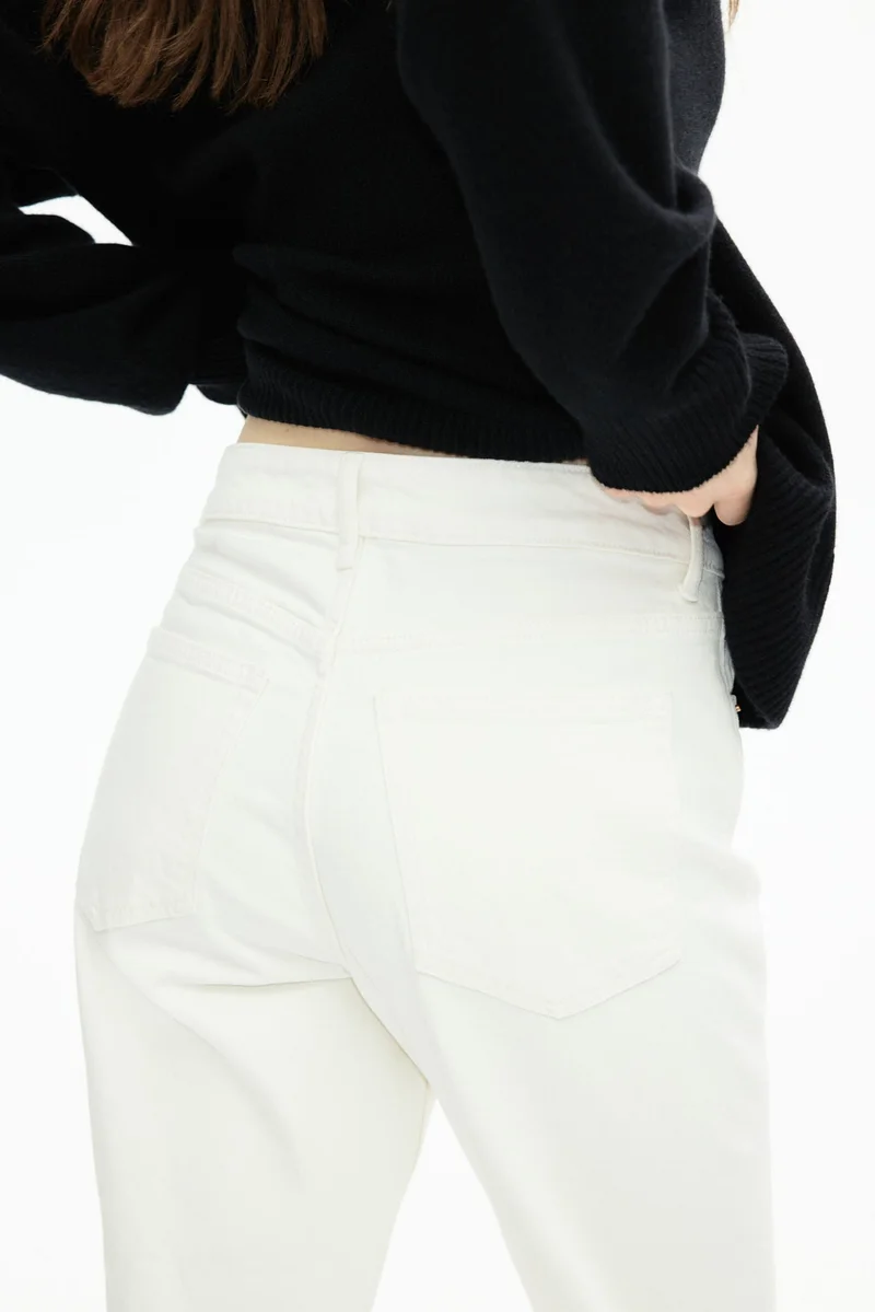 اتش اند ام Slim Straight High Ankle Jeans