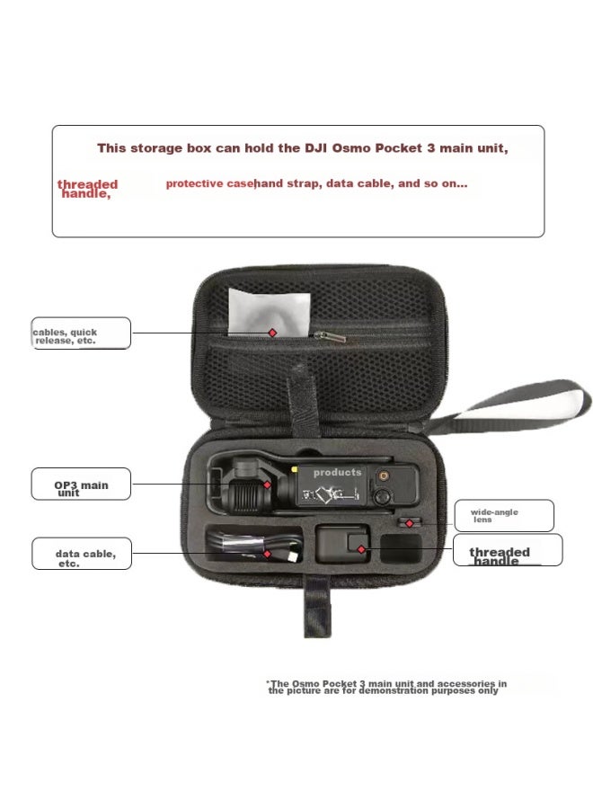 Kyotsu Jingsheng, Dji Osmo Pocket 3, Portable Storage Bag, Pocket Camera Gimbal, Pocket 3 Protective Case, Shockproof, Splash-Resistant, Handheld Bag - Image 2