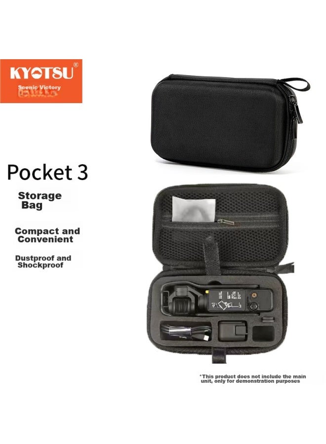Kyotsu Jingsheng, Dji Osmo Pocket 3, Portable Storage Bag, Pocket Camera Gimbal, Pocket 3 Protective Case, Shockproof, Splash-Resistant, Handheld Bag - Image 1